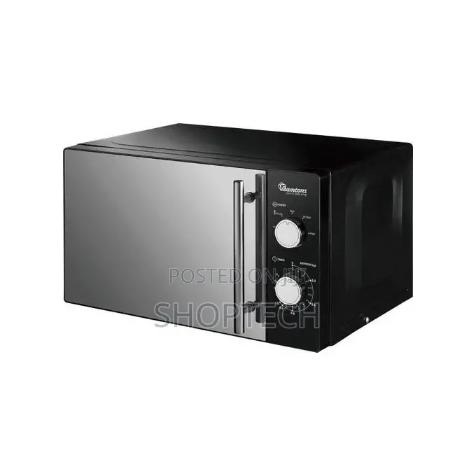 Ramtons RM/459 - 20L - Manual Glass Microwave - Black