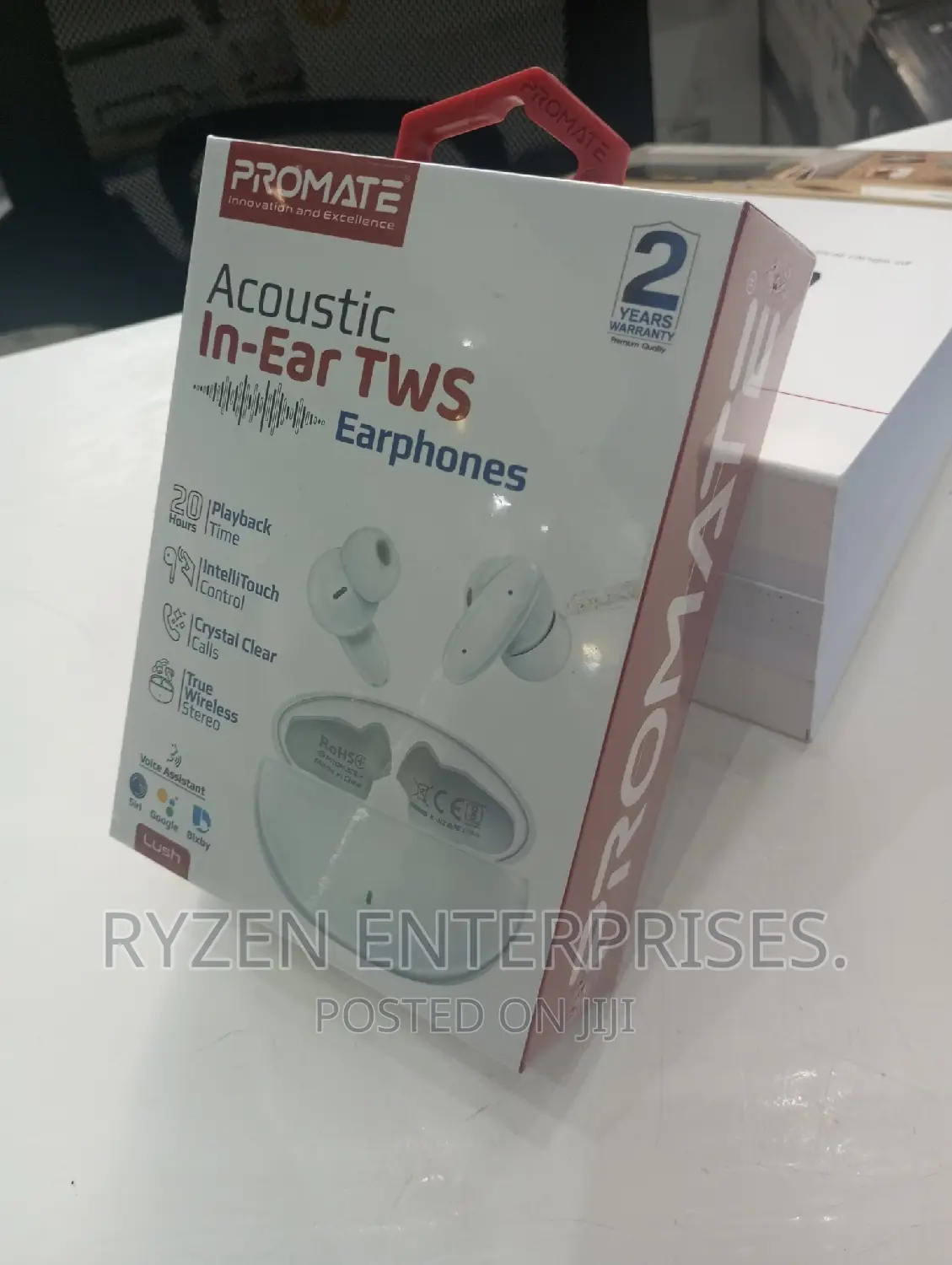 Promate Lush Earphones White