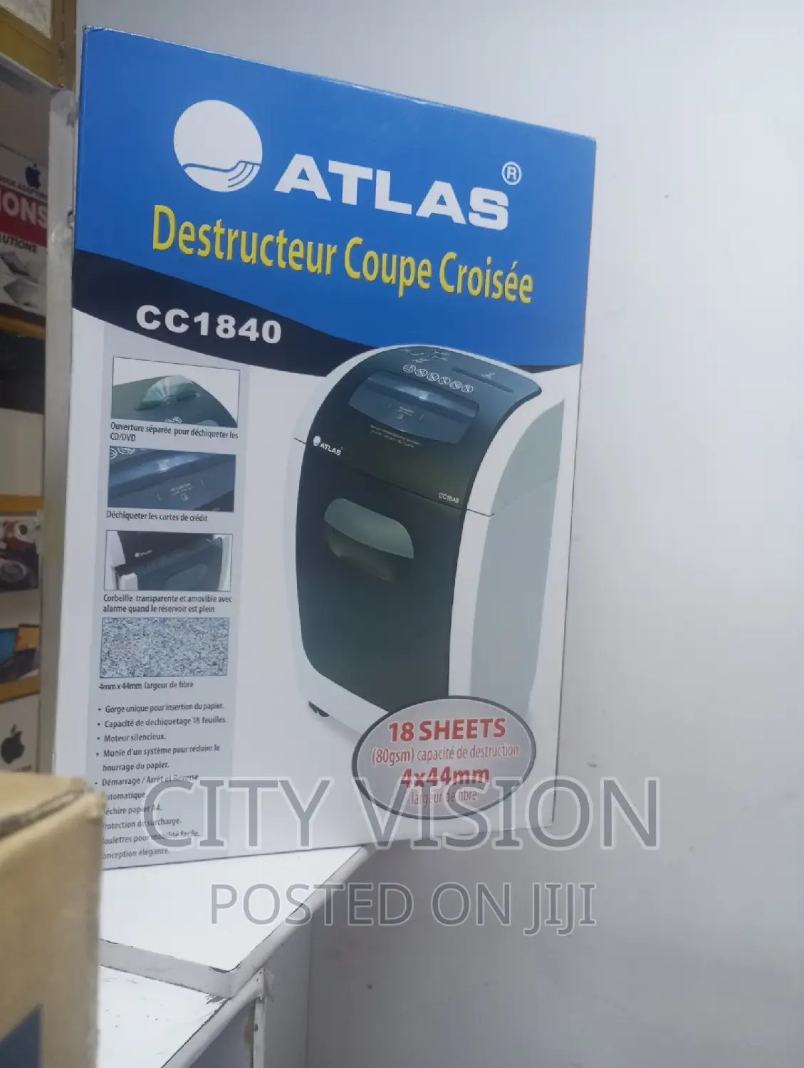 ATLAS Cross Cut Shredder CC 1840 " Cc1840!! ATLAS !! Cc1840
