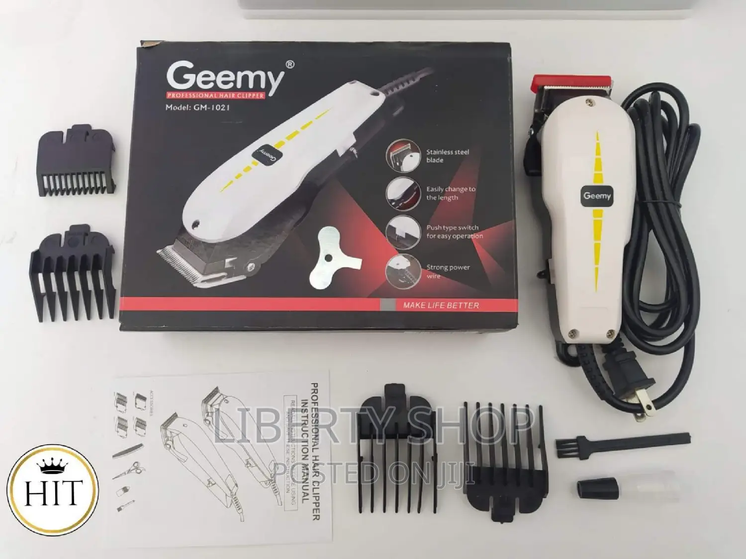 Geemy Hair Clipper Shaver Hair Trimmer