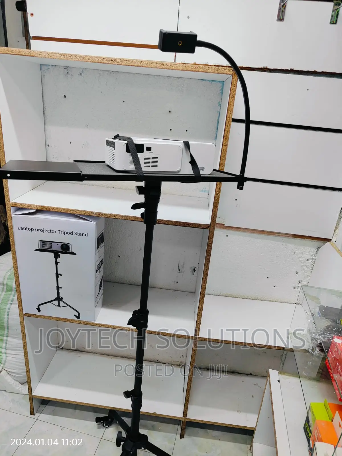 Unique Projector/ Laptop Stand With Mouse Pad and Phone Hold