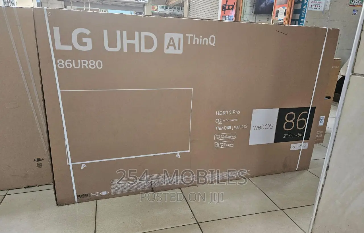 LG 86′′inches 86UR80006LJ Smart UHD LED Thinkq Tv – New Model