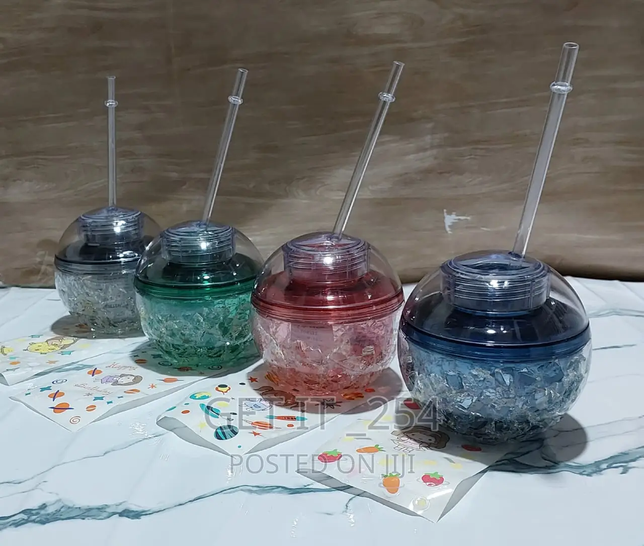 Hello Pot Like Summer Aclyric Double Wall Smoothie/Party Cup