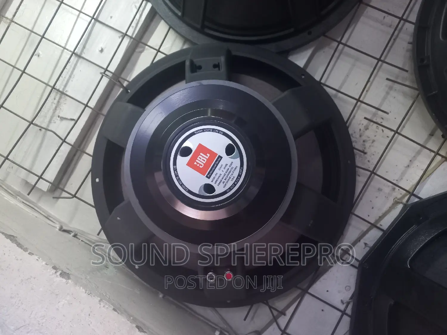 Naked JBL 18 Inch Bass Speaker