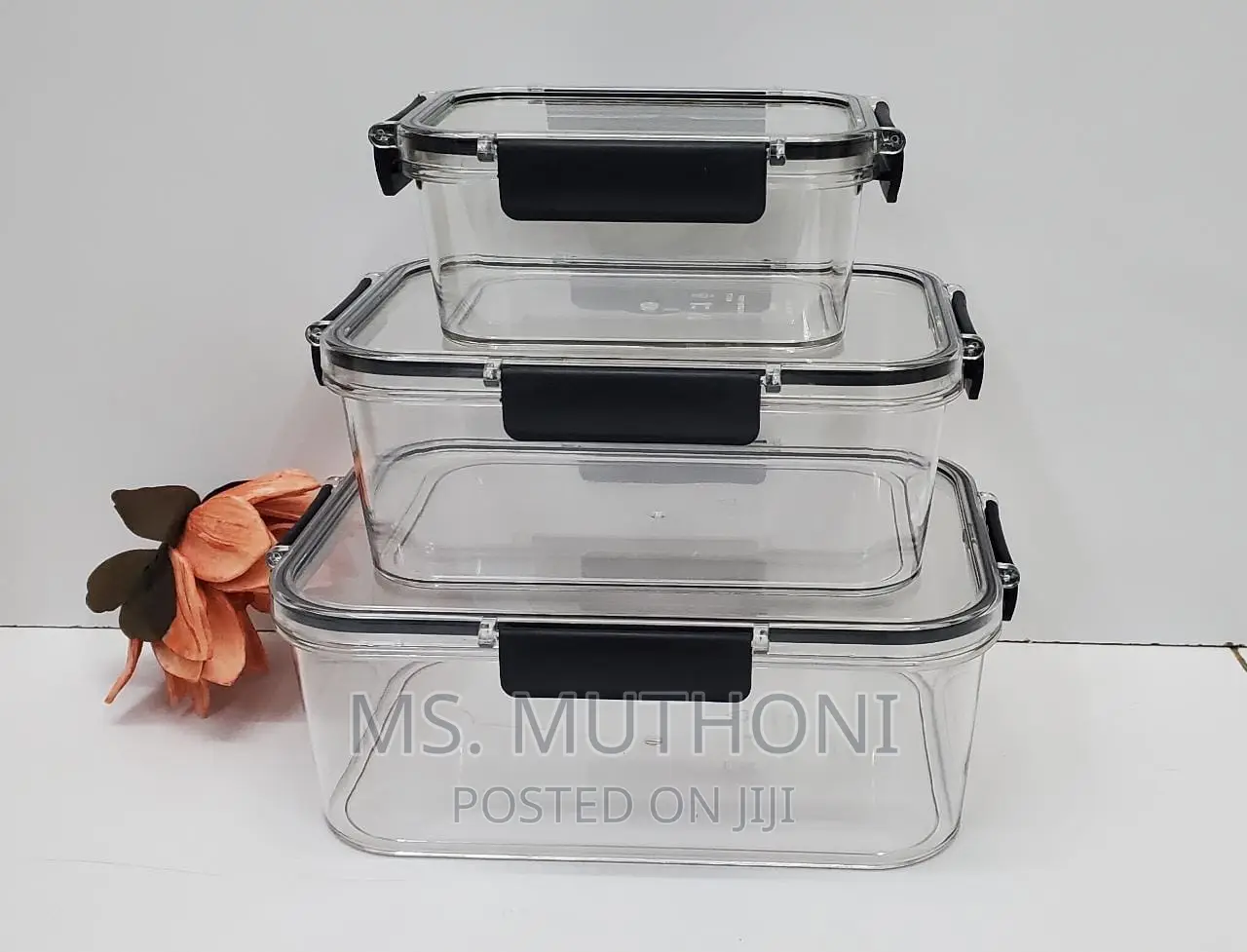 Transparent Airtight Pantry Boxes*