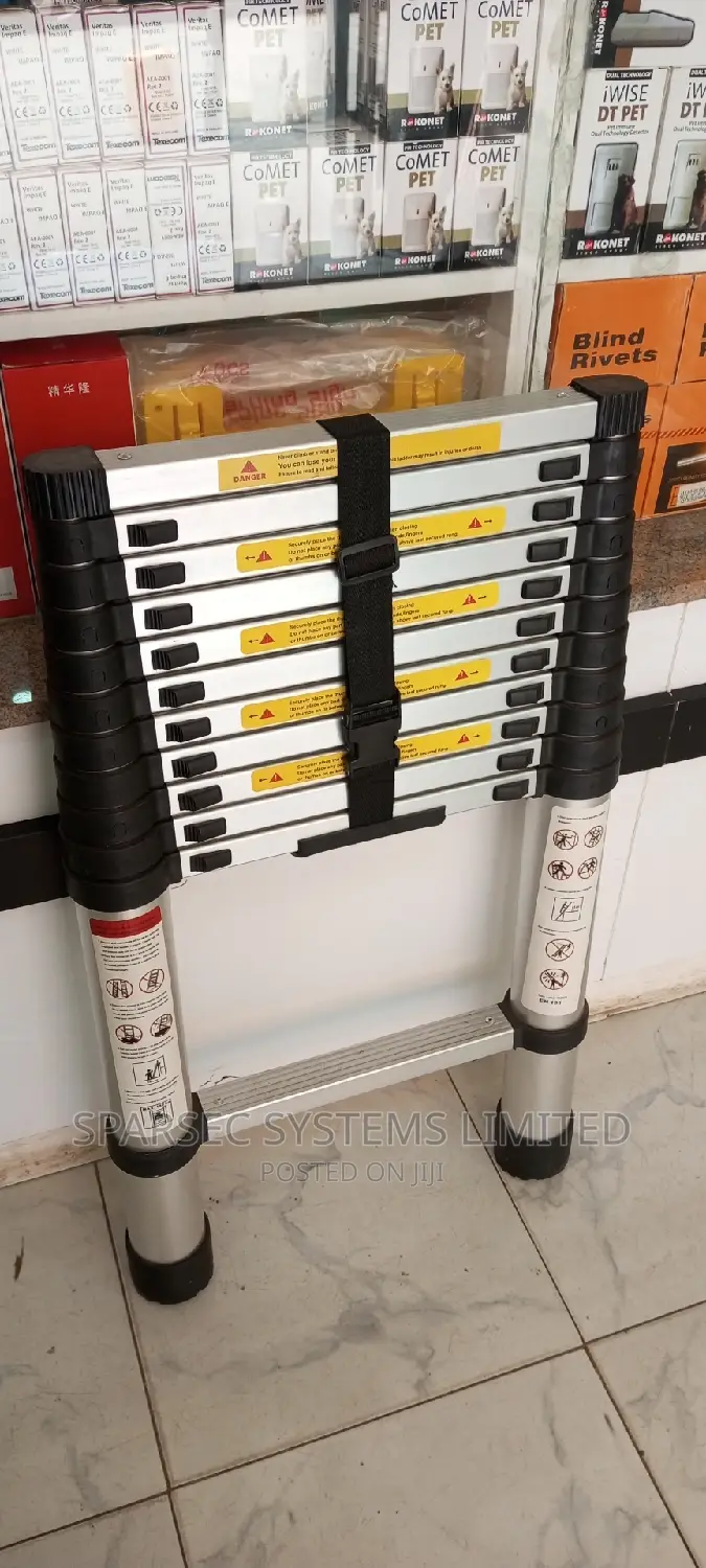3.8M Aluminium Telescopic Ladder