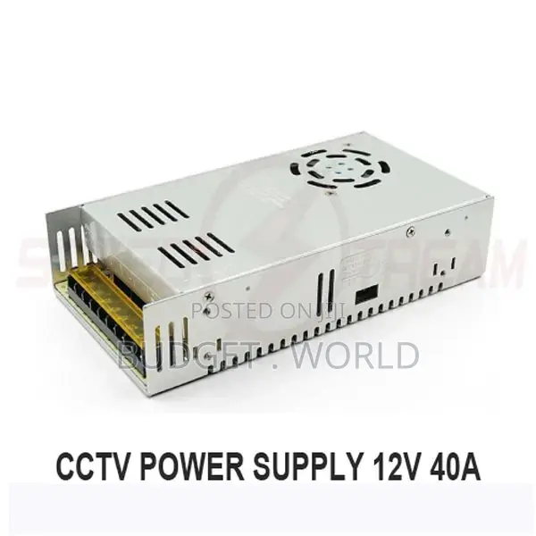 Quality POWER SUPPLY CCTV 12 Volt 40 Ampere