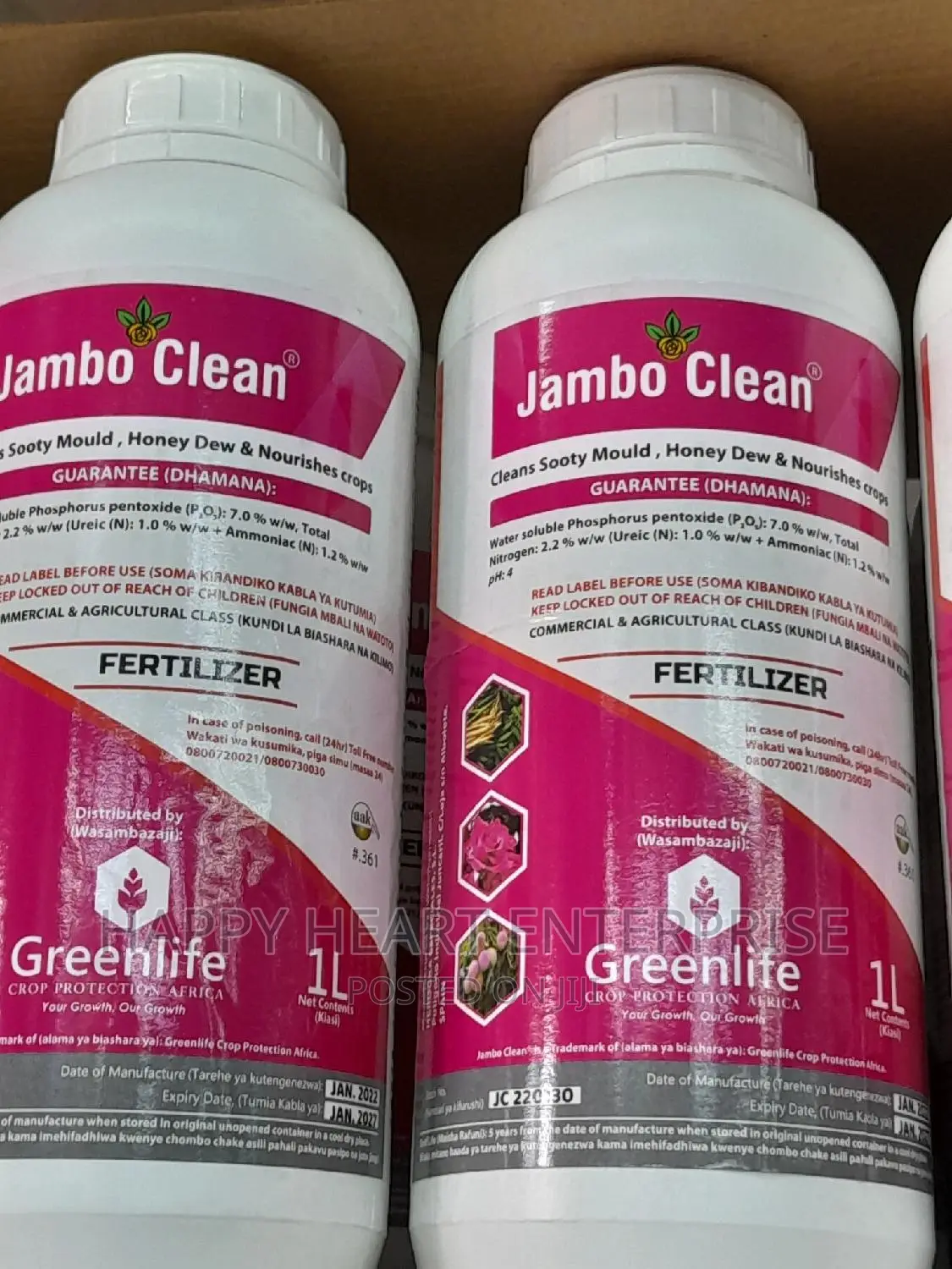 Jambo Clean 1litre Cleans Sooty and Honey Dew