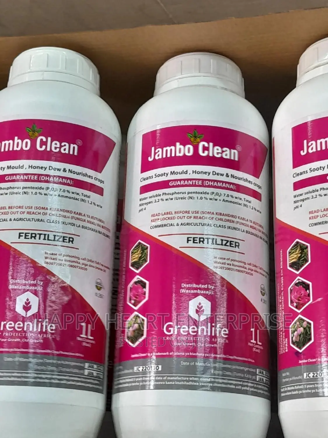 Jambo Clean 1litre Cleans Sooty and Honey Dew