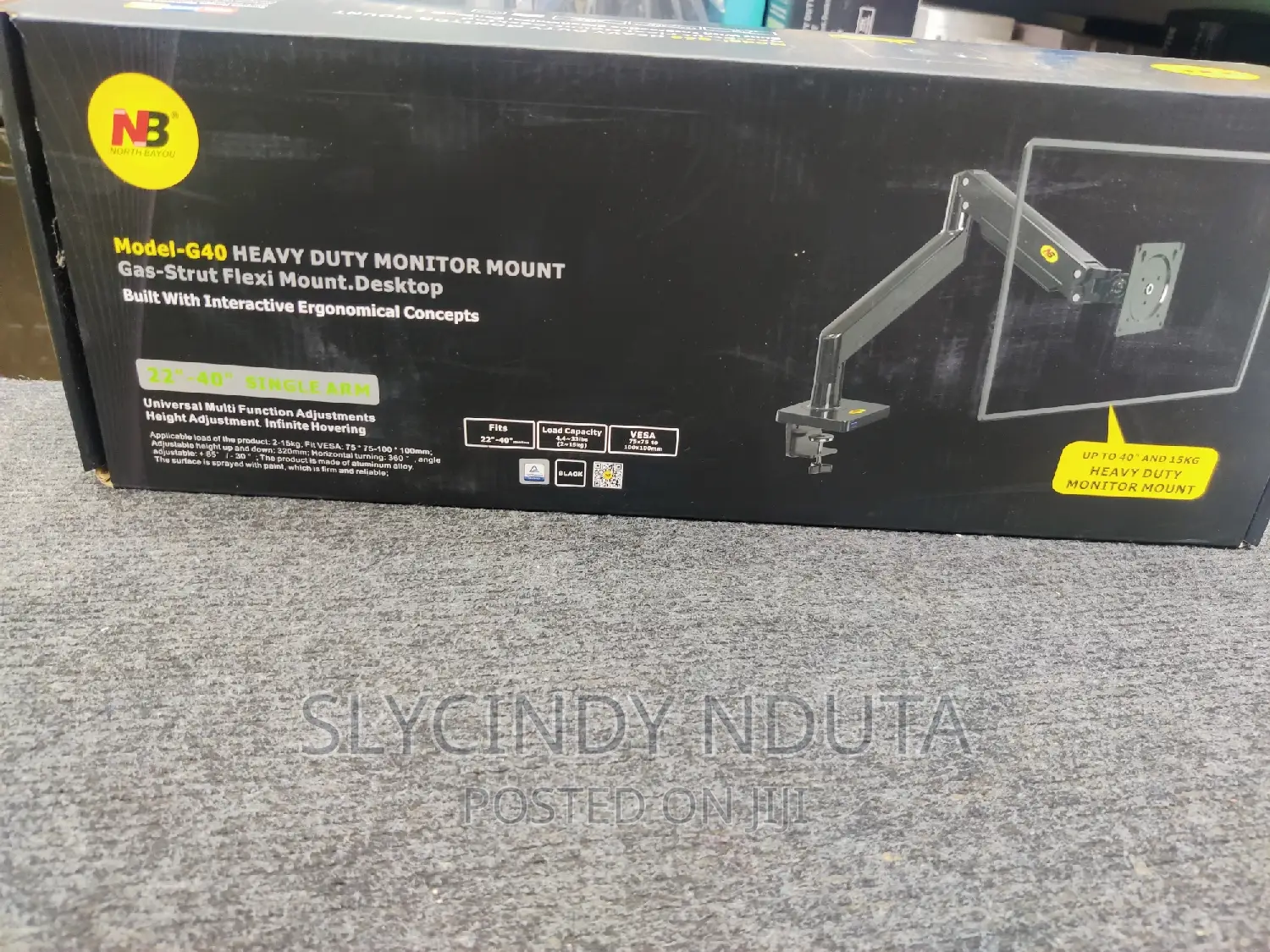 North Bayou Monitor Mount G40 22"- 40"