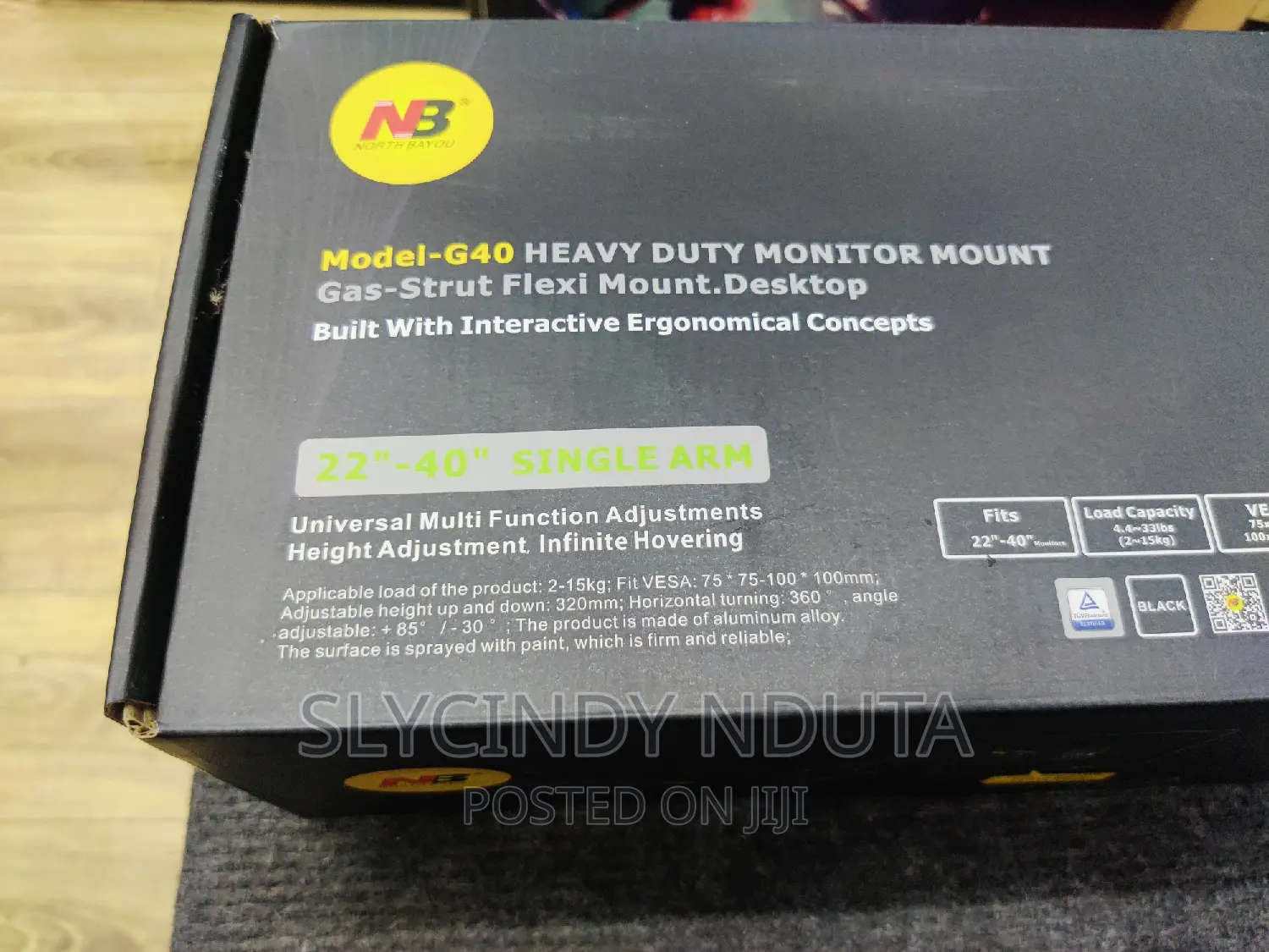 North Bayou Monitor Mount G40 22"- 40"