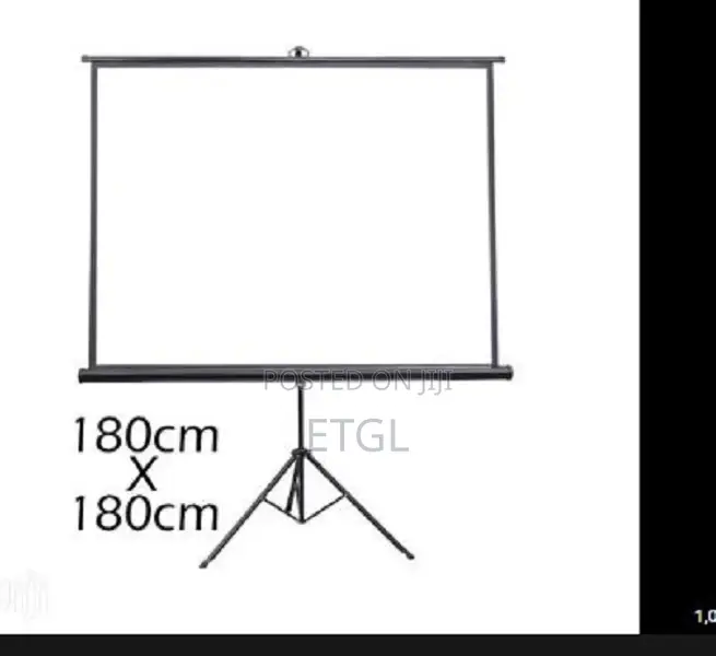 .Techcom Tc-TPS-2180 Tripod Projector Screen 180 X 180