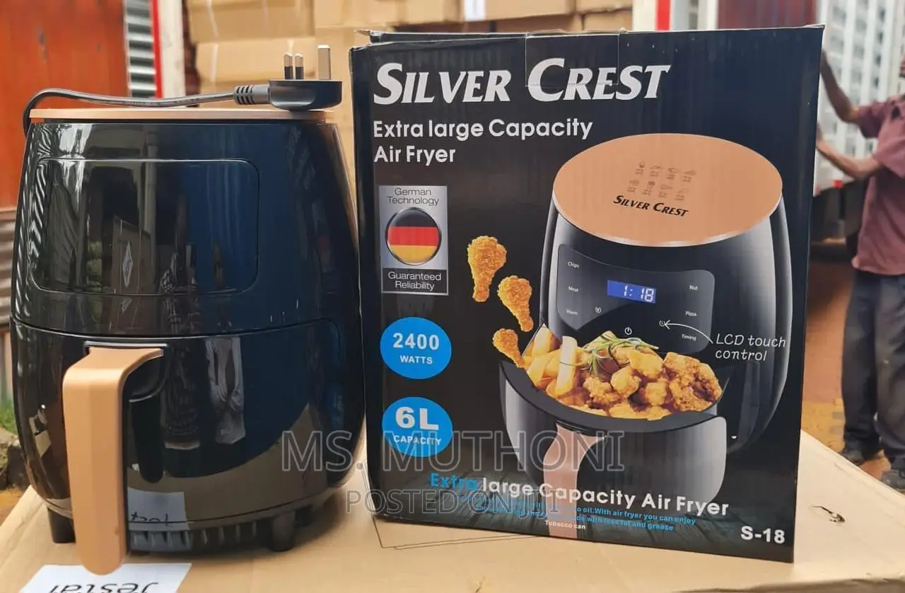 6 Litre Silver Crest Digital Air Fryer*