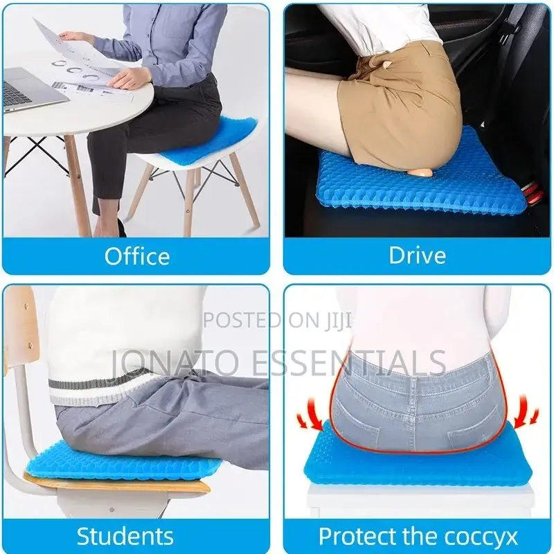 Gel Seat Cushion, Car Seat Cushion, Office Chair Cushion