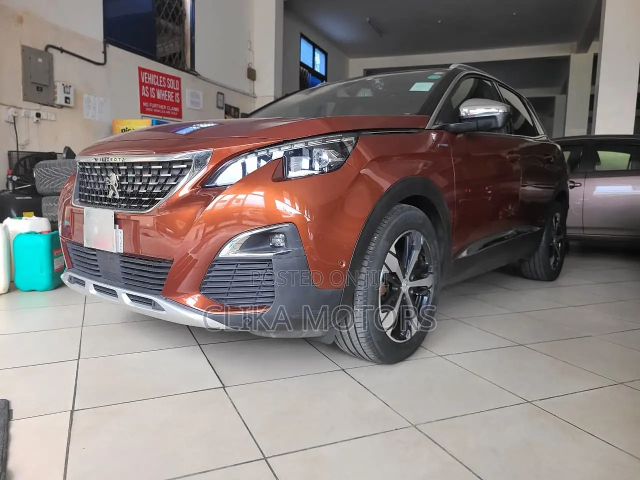 Peugeot 3008 2018 Orange