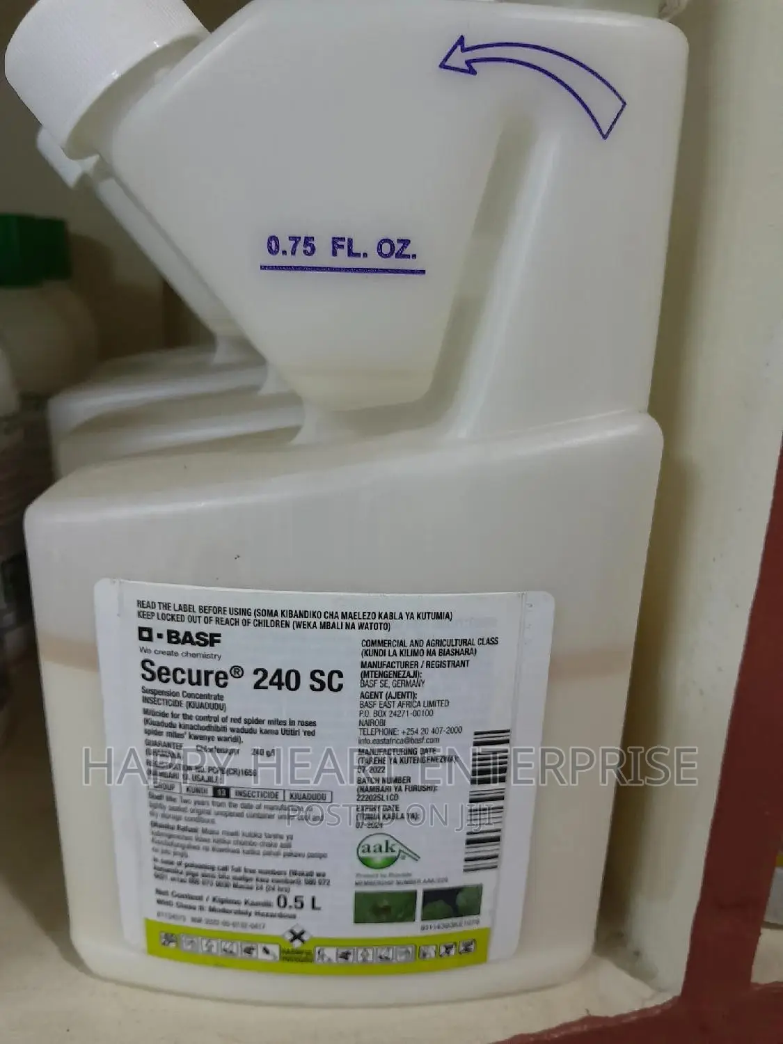 Secure 240sc Insecticide 0.5litres