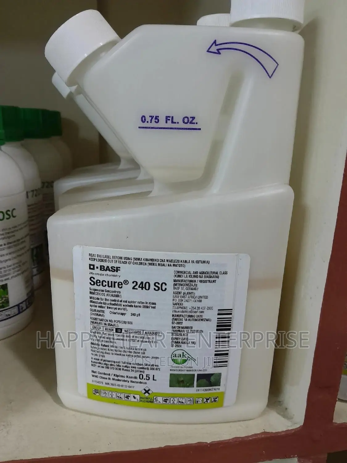 Secure 240sc Insecticide 0.5litres