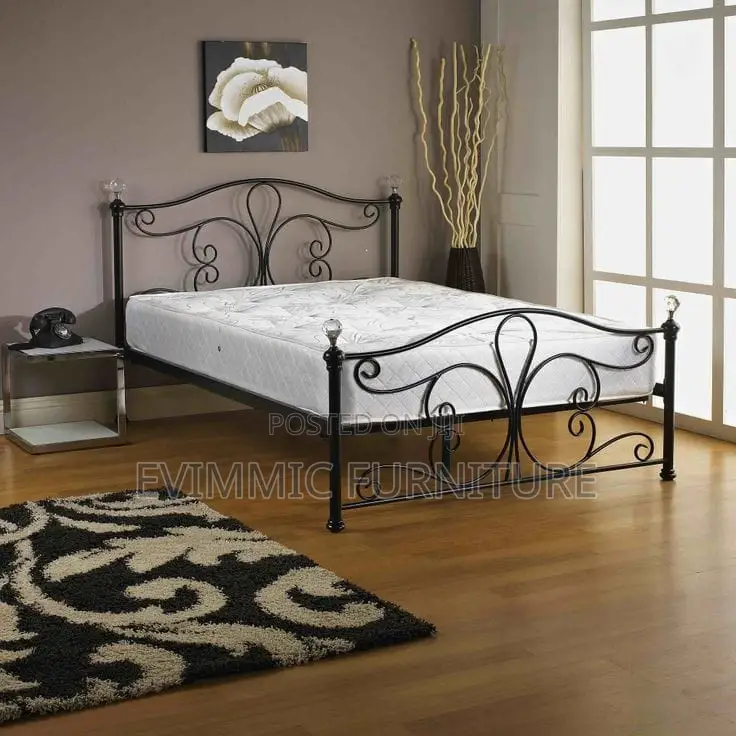 Wageni Black Beds 4 Ft X 6 Ft