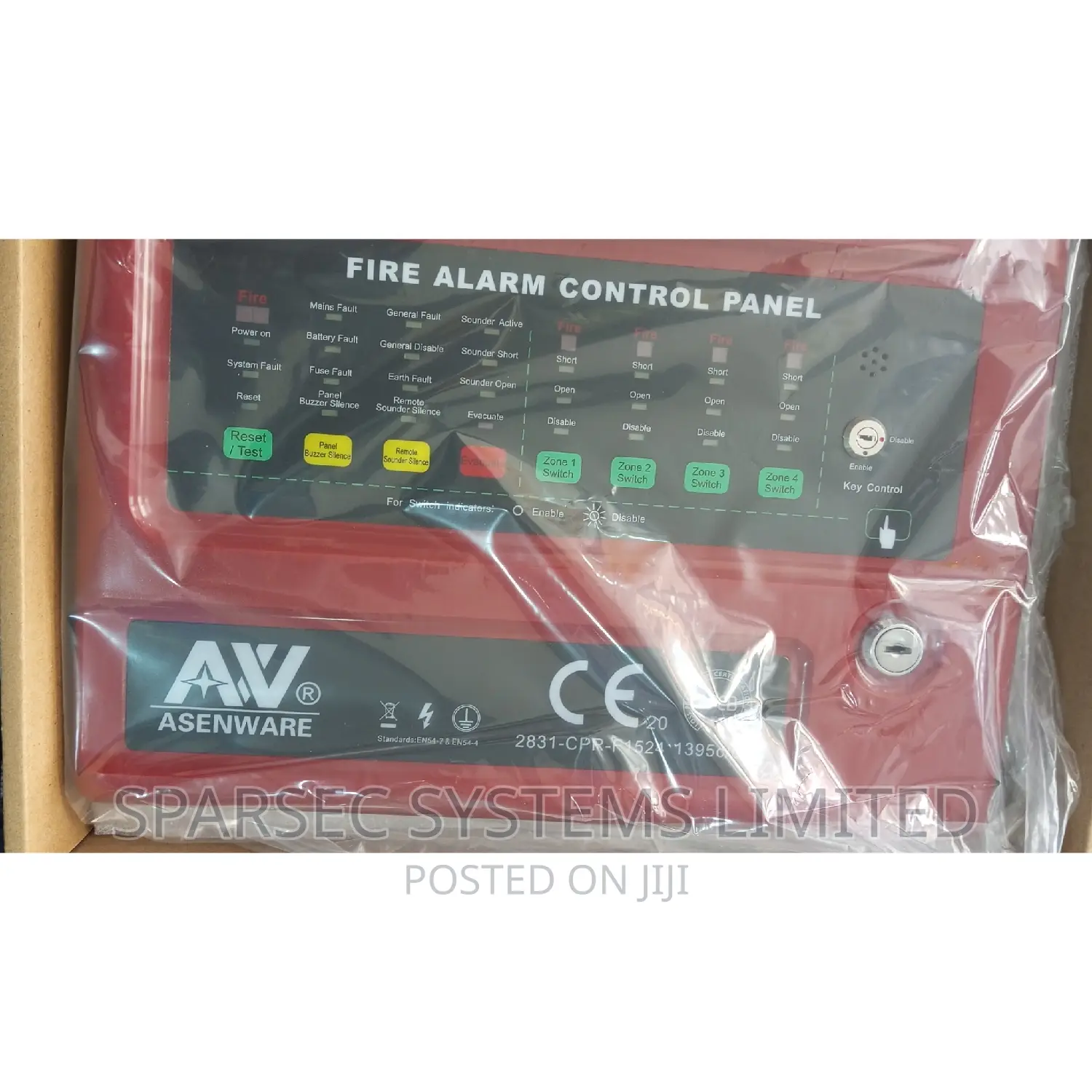 4 Zone Asenware Conventional Fire Panel