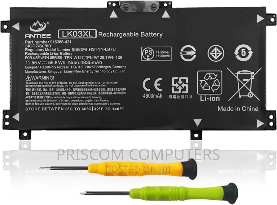 Battery HP Envy X360 15-Bp000 916368-541 916814-855 HSTNN-UB