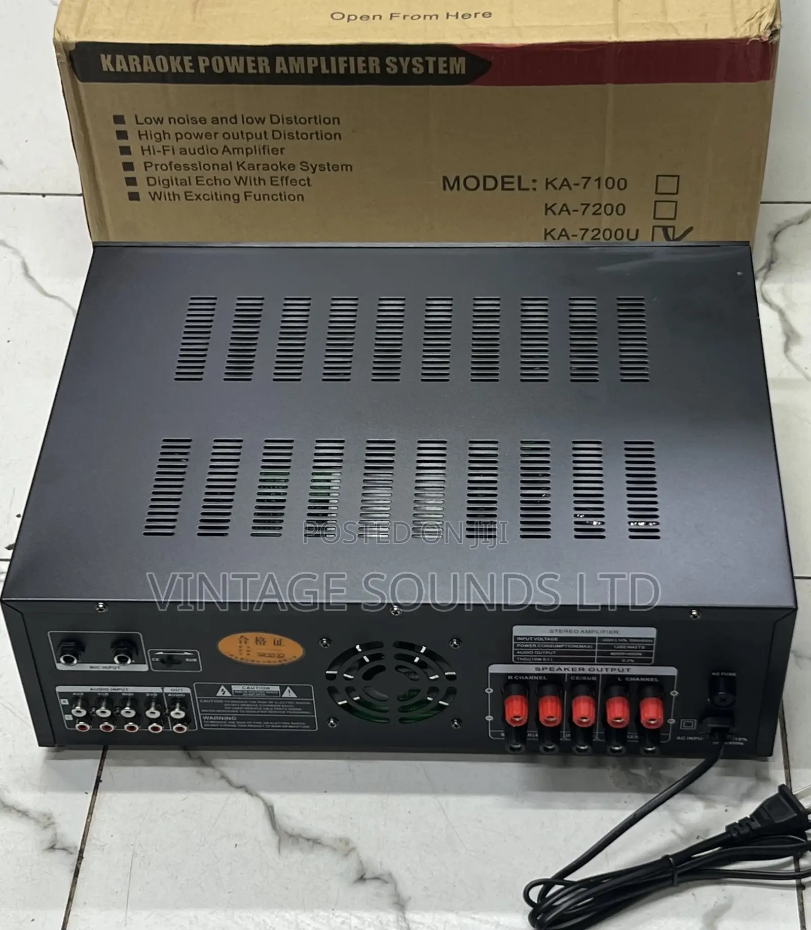 Yamaha Ka-7200u Karaoke Power Amplifier W/Th Usb