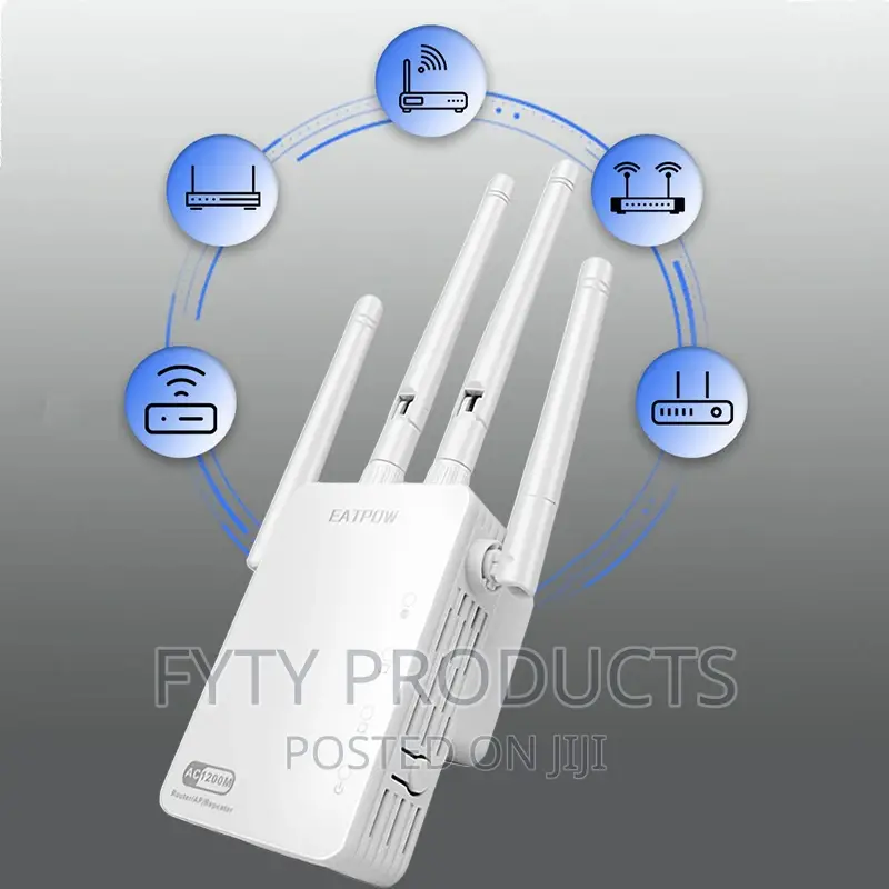 1200mbps Wifi Repeater Dual Band Wifi Signal Extender