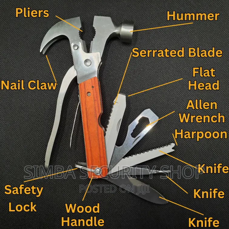 14 in 1 Hummer Kit Set Nail Remover Repair Pocket Small Tool