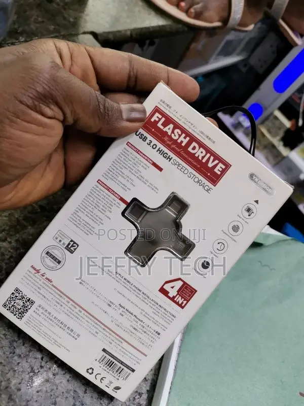 4 in 1 OTG USB Flash Drive 16GB Type-C USB iPhone Android