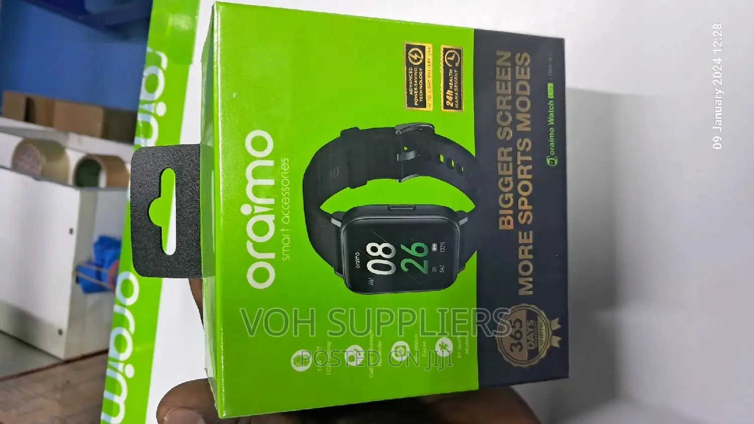 Oraimo Smart Watch With Digital Display.