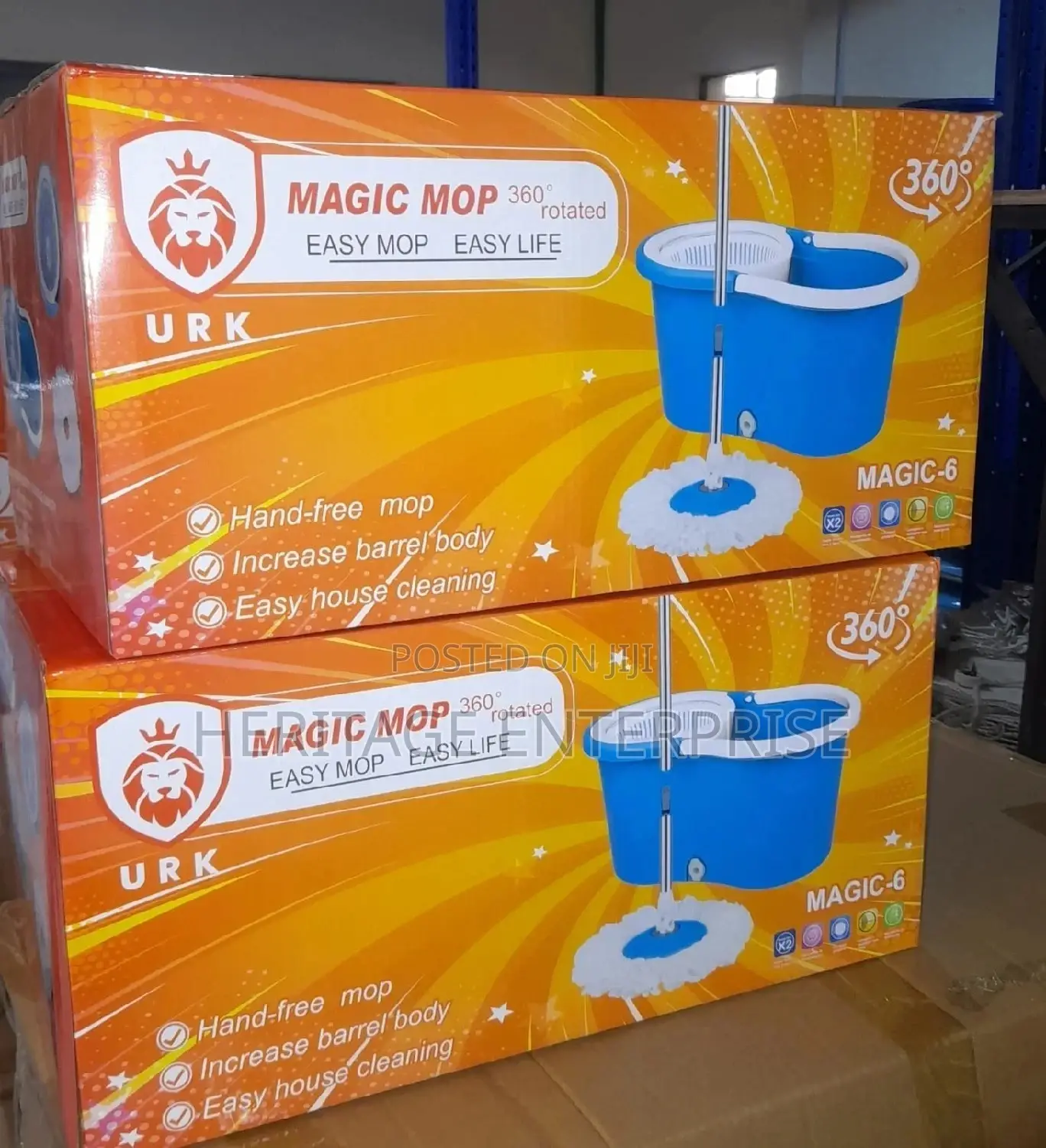 Spine Mop 360 Rotating - Spin Mop Bucket Set
