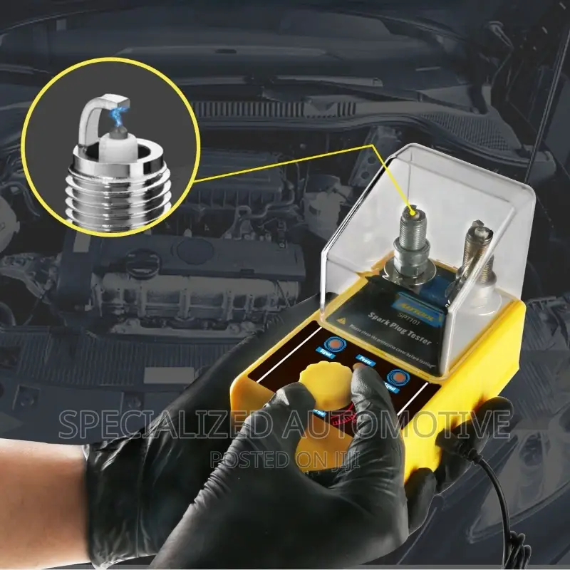 Vehicle Ignition Spark Plug Tester Dual Hole Spark Plug Tester