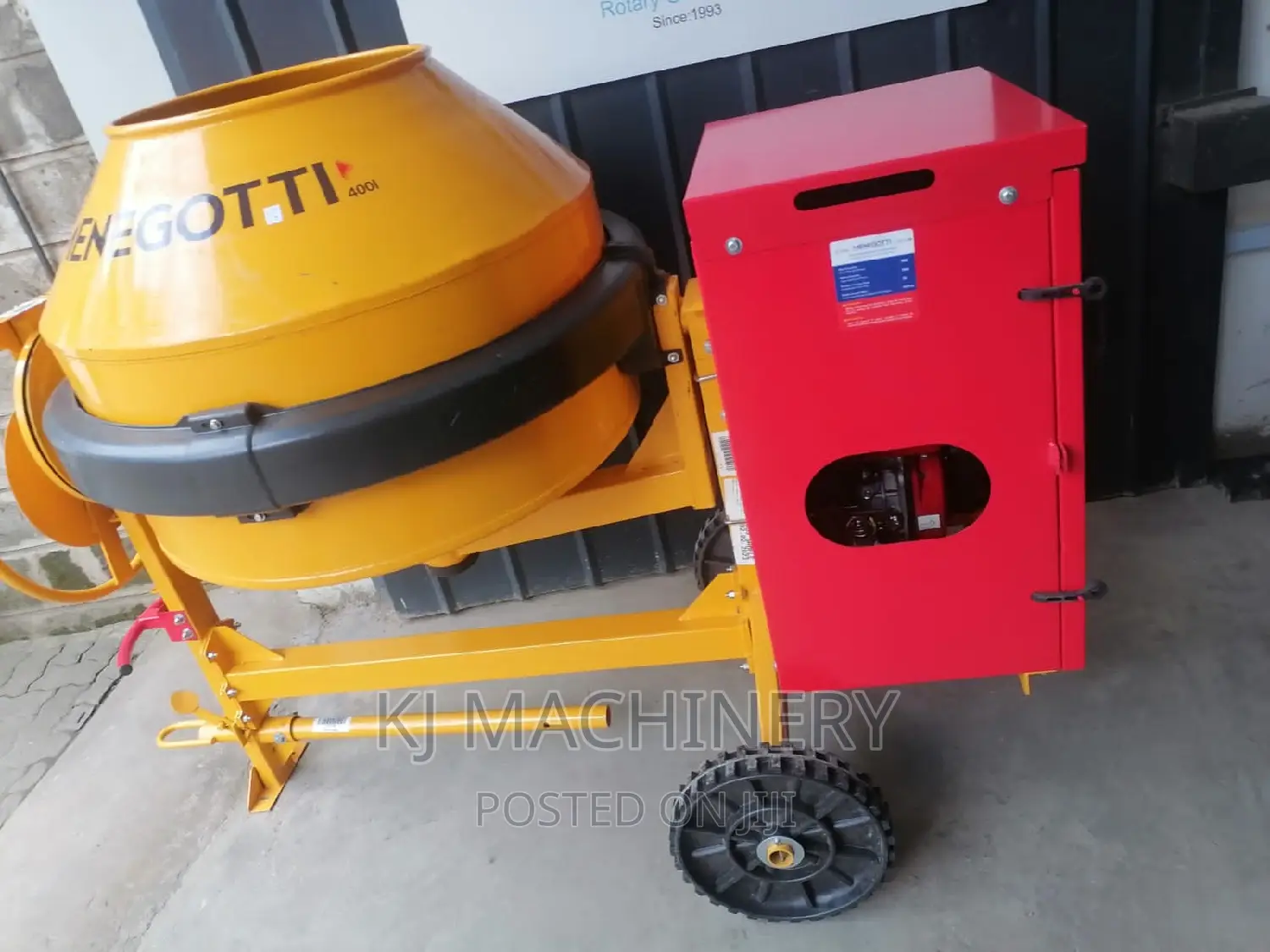 MENEGOTTI Concrete Mixer -400l Brazilian Brand