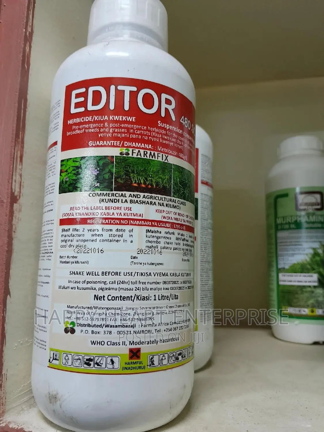 Editor 480sc Selective Carrot Herbicide 1litre