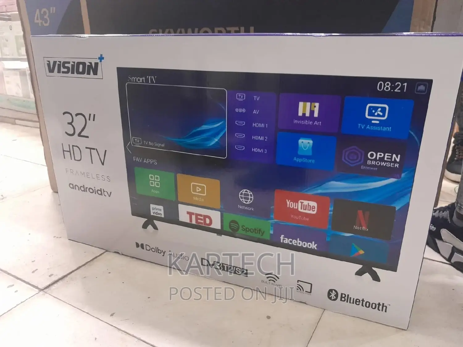 Vision Plus 32" Inches Hd Smart Android Tv