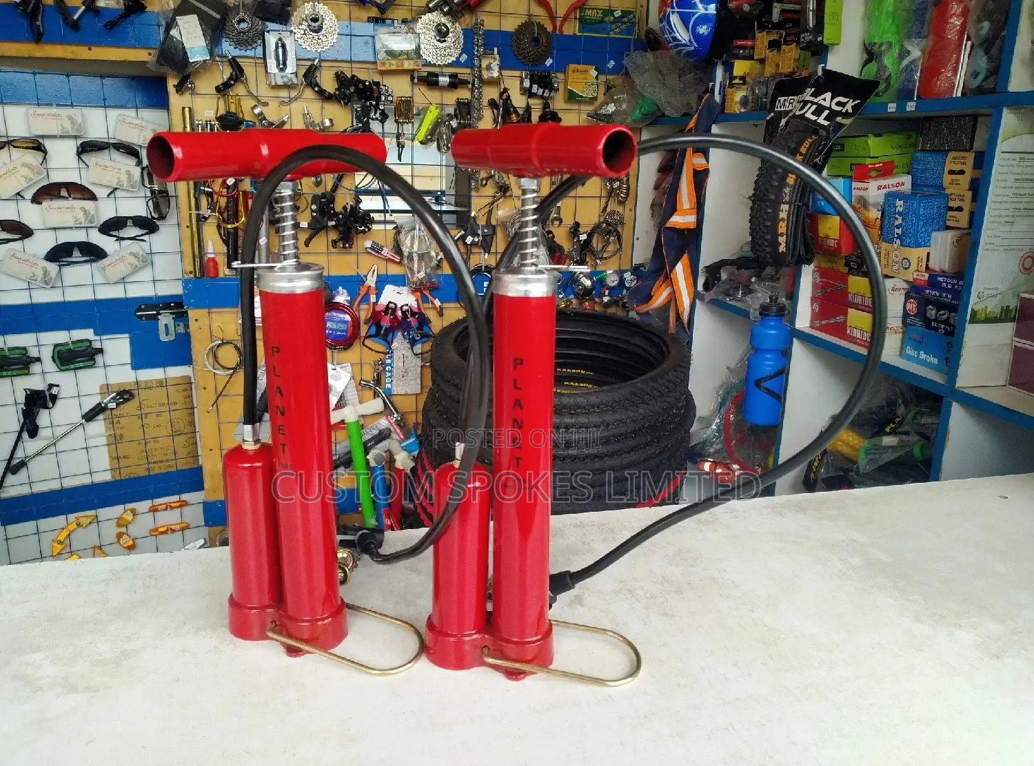 Pressure Tank Metallic Bicycle and Ball Pump