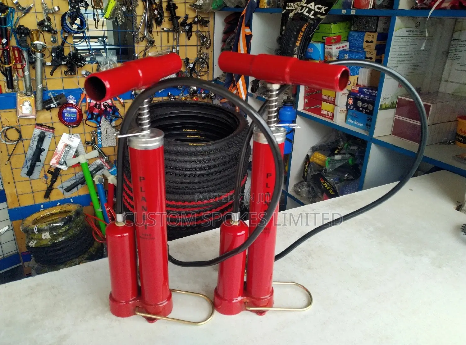 Pressure Tank Metallic Bicycle and Ball Pump