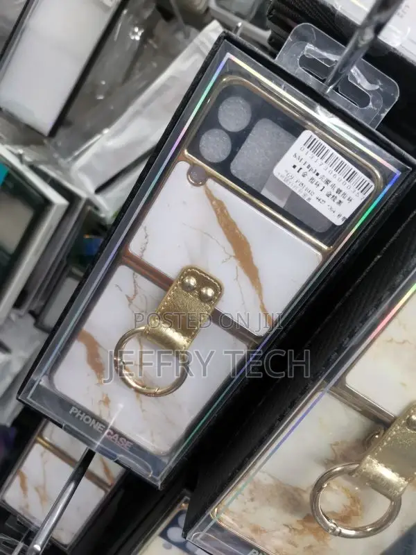 Protective Case With Ring - Samsung Galaxy Z Flip 3 - Marble