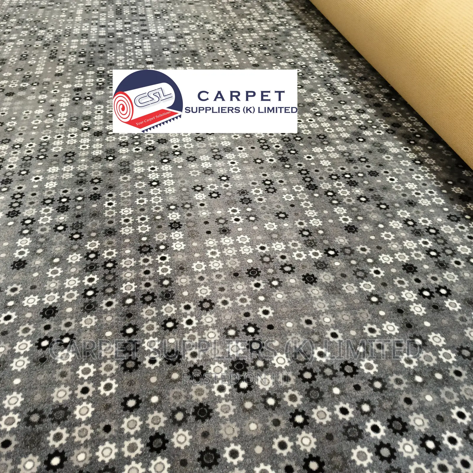 Grey Wall to Wall Carpet