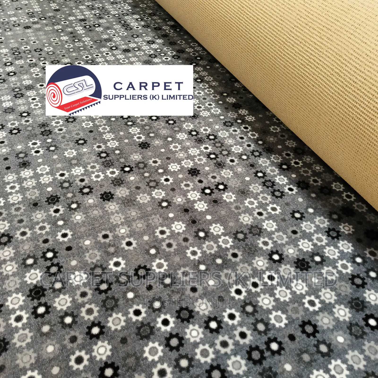 Grey Wall to Wall Carpet