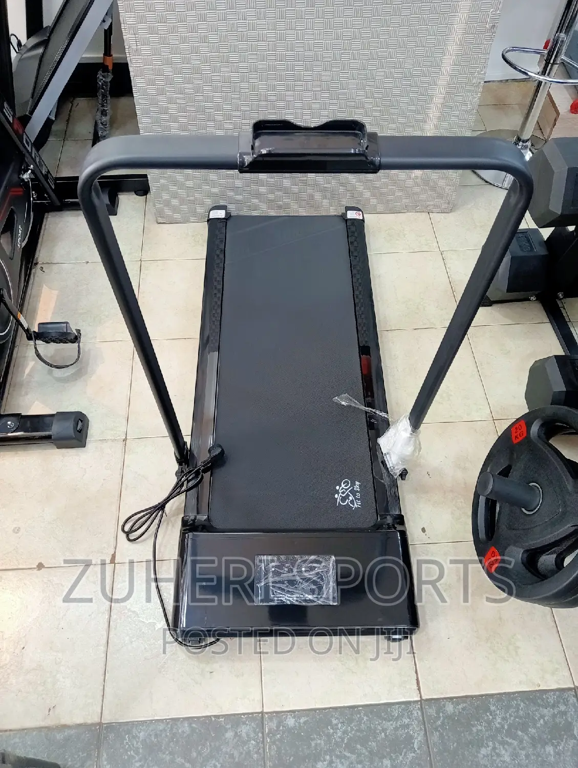 Walking Pad Treadmill With Foldable Handrail Office and Home