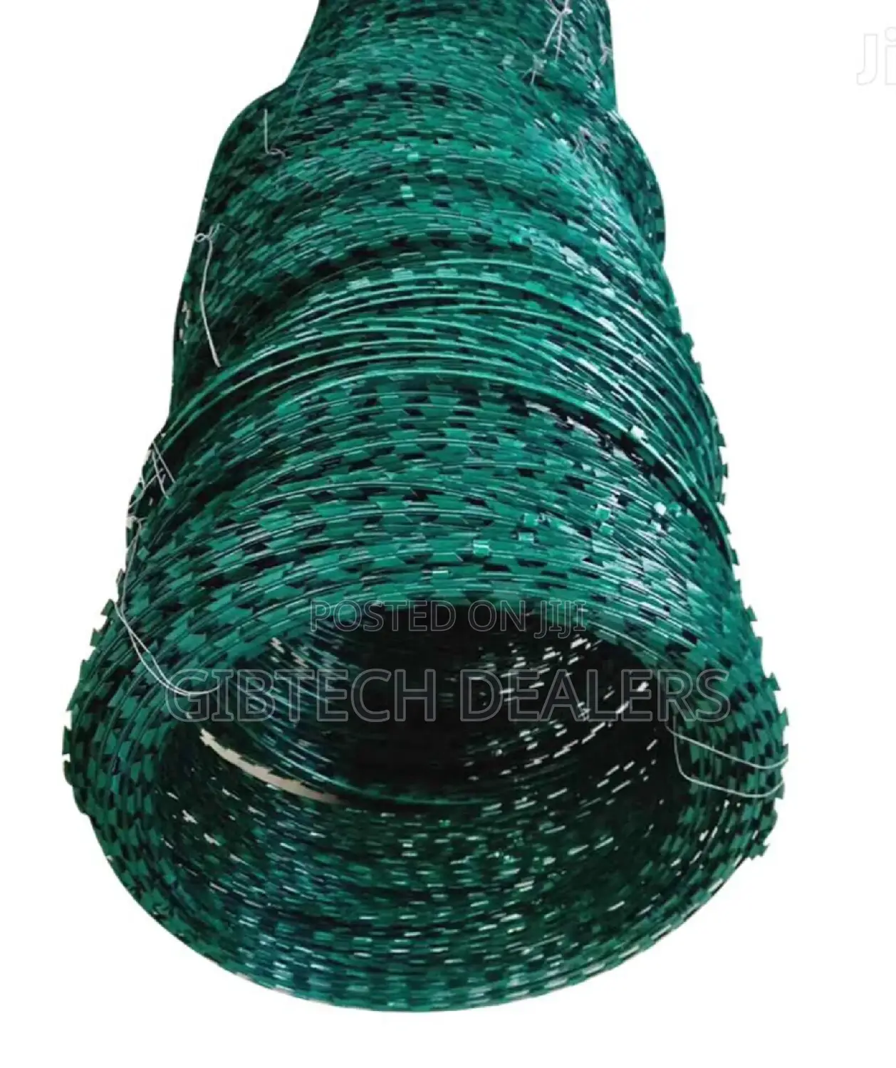 Quality Green Galvanized Razor Wire 10m