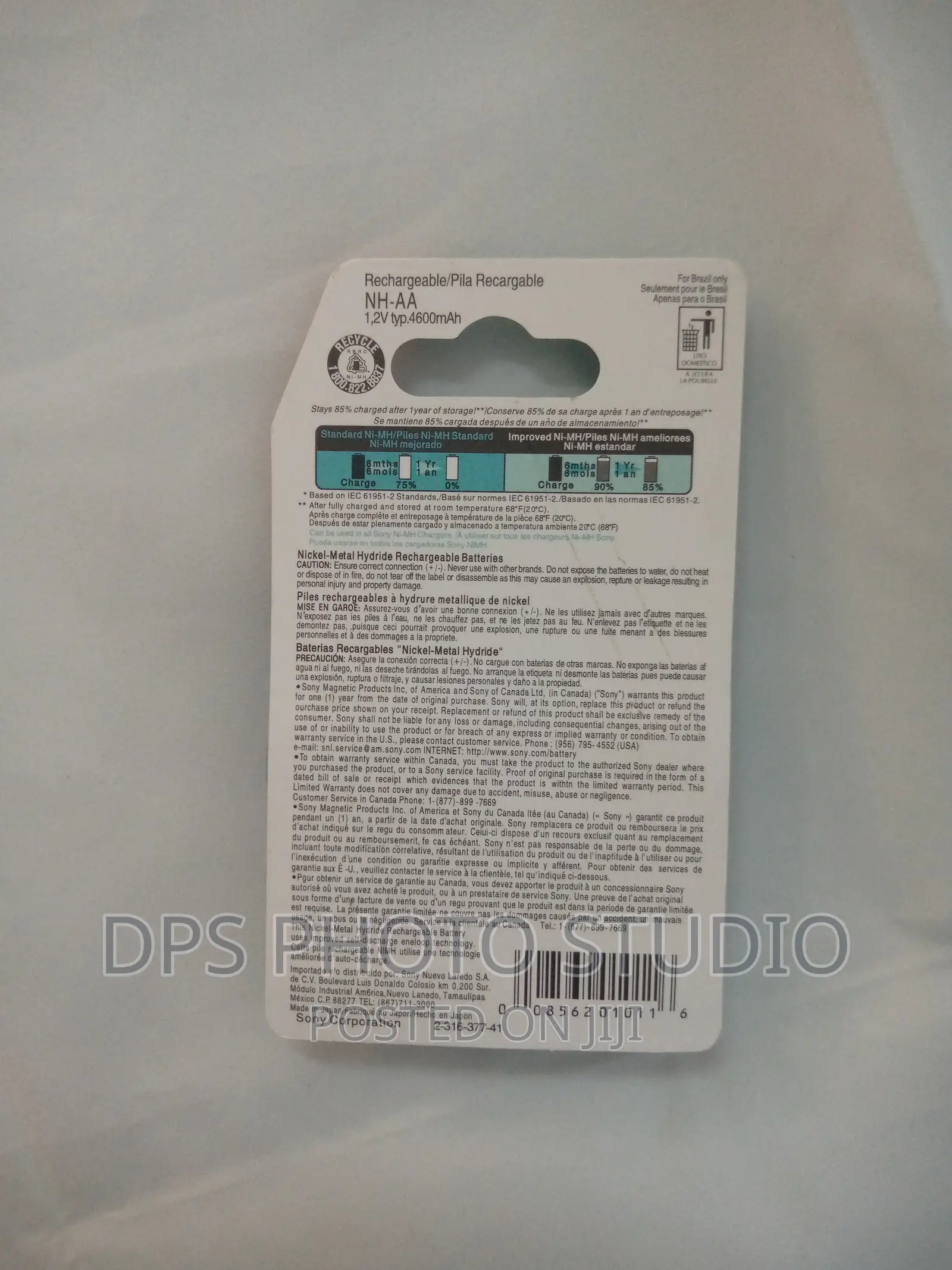 Sony AA Cycle Energy Rechargable Battery