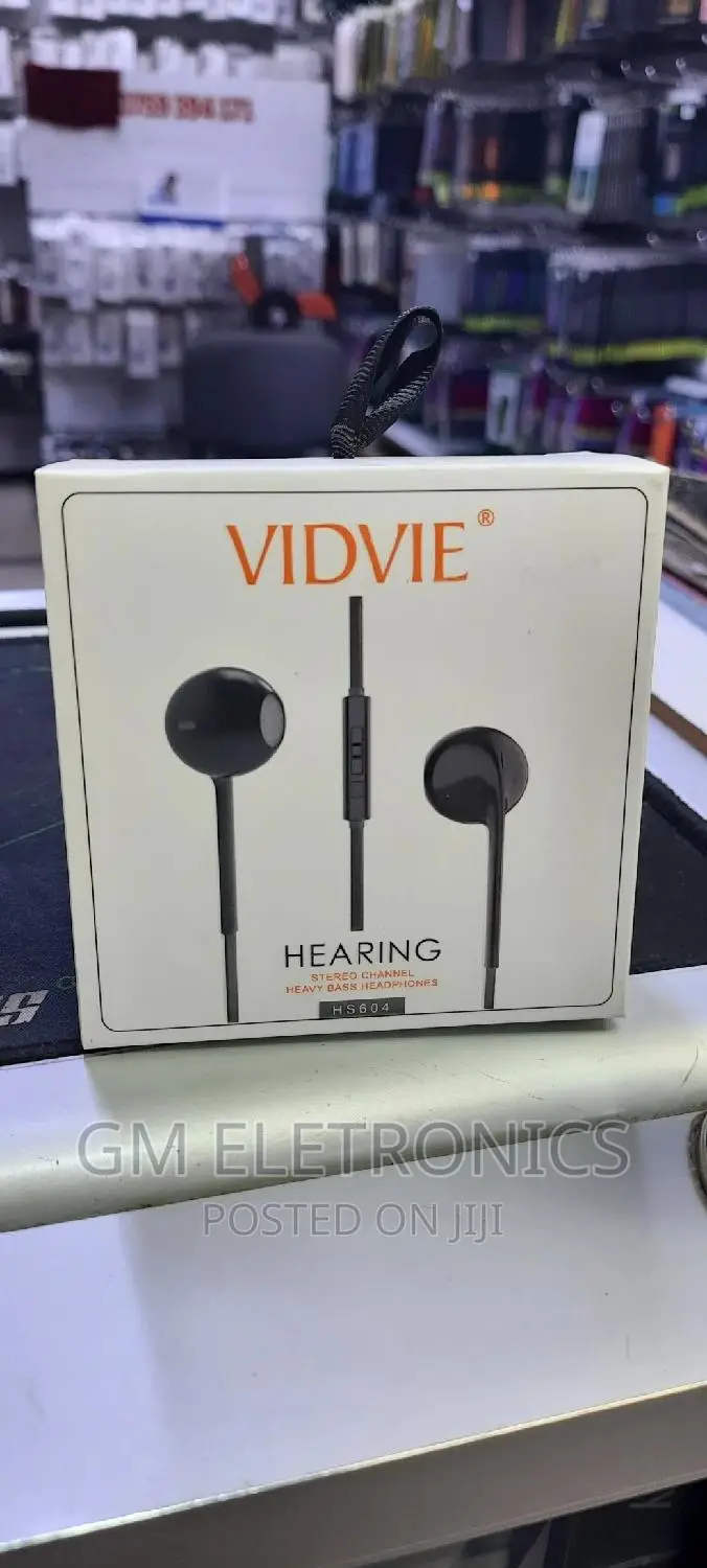 New Vidvie Wired Earphones(Black)