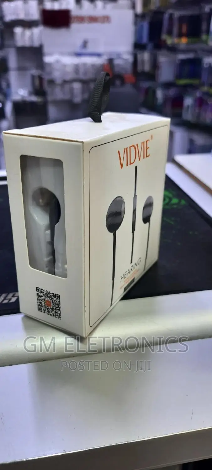 New Vidvie Wired Earphones(Black)