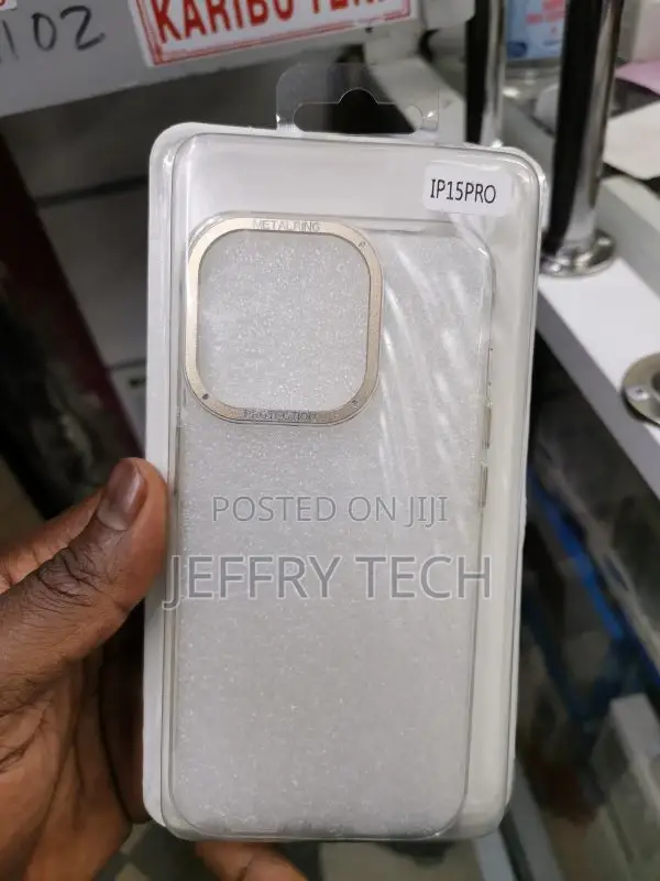 iPhone 15 Case With Clear Camera Protruding Nickel Lac