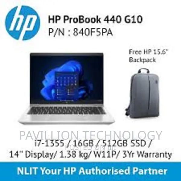 New Laptop HP ProBook 440 G9 8GB Intel Core I7 SSD 512GB