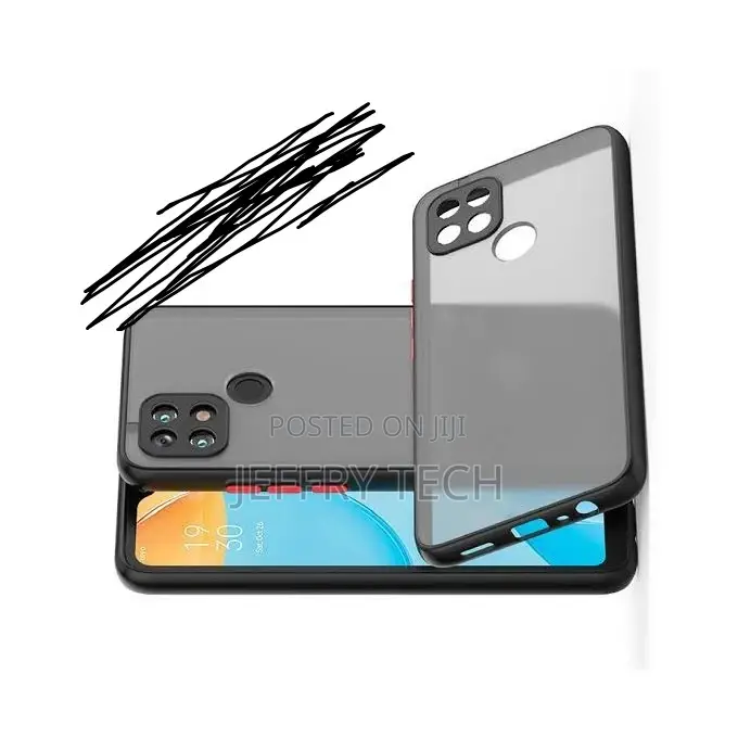 Back Case Cover for Infinix Smart 6 | Smoked Matte Back | 36