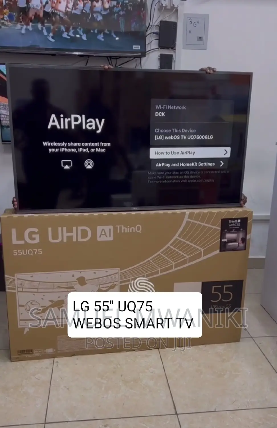 Lg 55'' Uhd Frameless Webos Smart Tv Magic Remote HDR