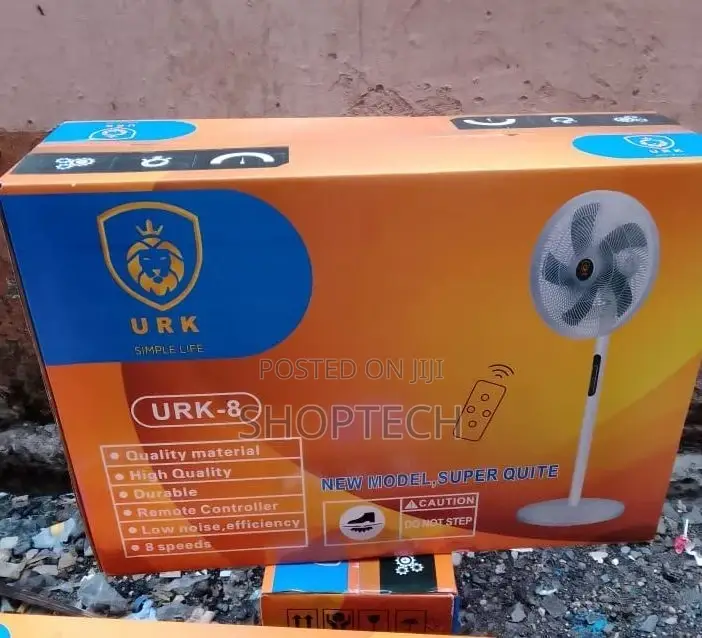 Urk Standing Fan With Control Remote