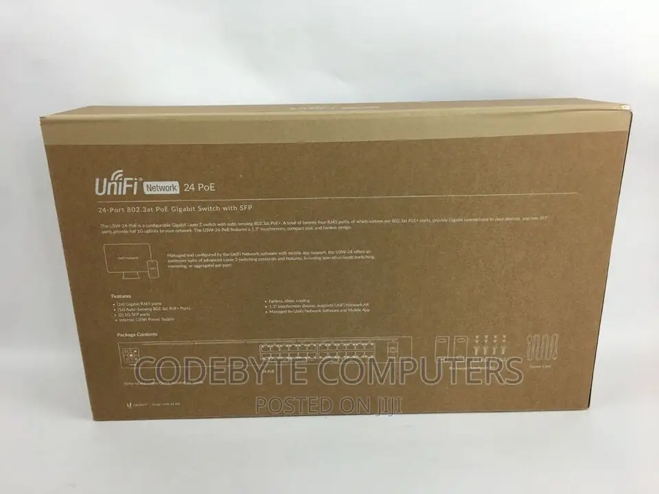 Ubiquiti Unifi Switch 24-Port Poe (US-24-250W)
